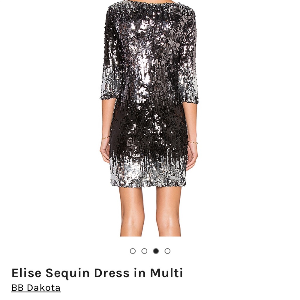 BB Dakota size large ombré sequin dress